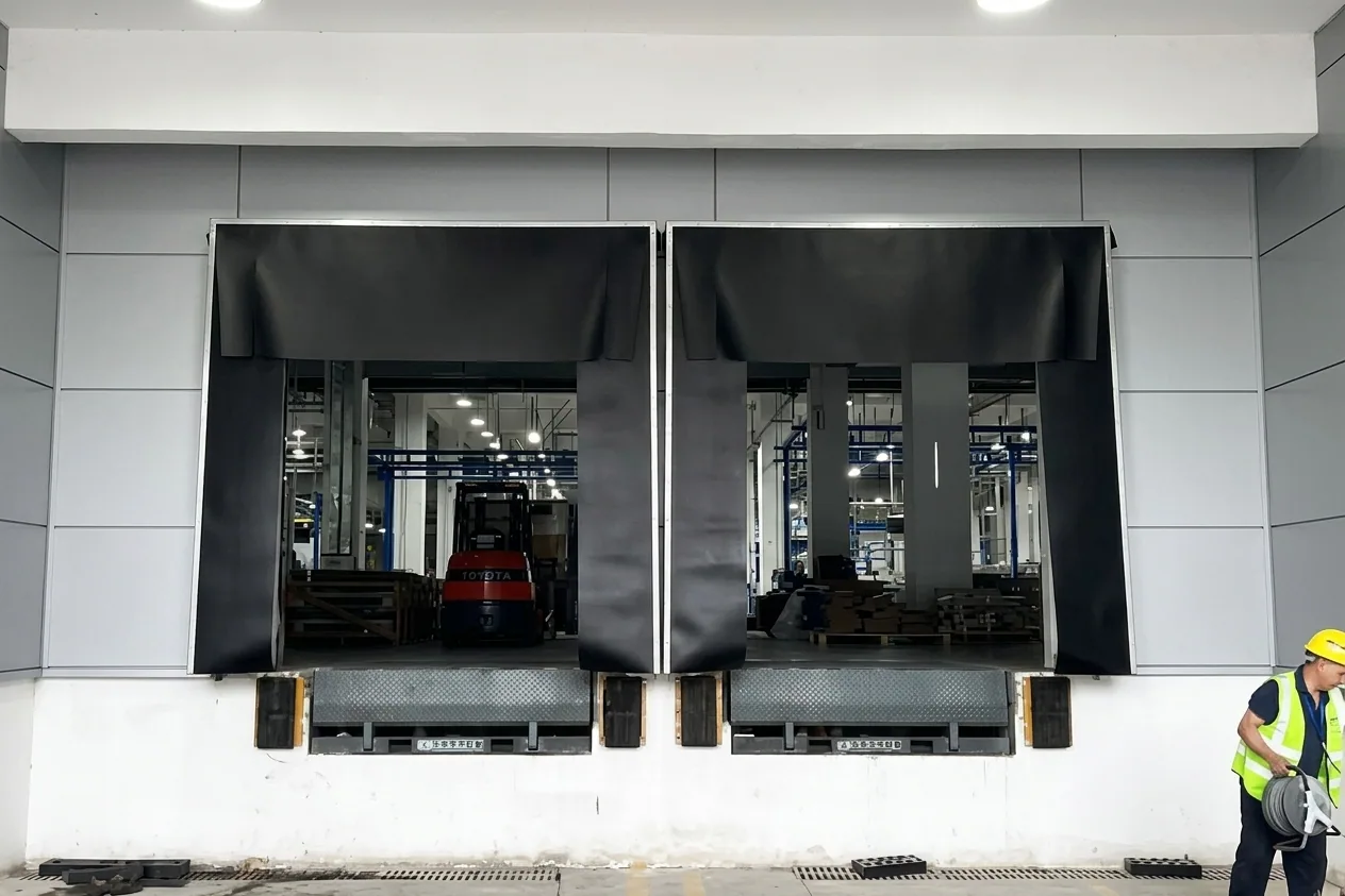 The finished result of professional loading dock repair: the completed work looking clean, correct — Tulsa, OK